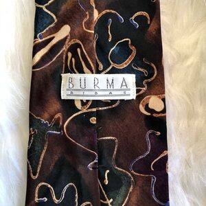 Burma men’s tie.  100% seta all silk. Made in USA